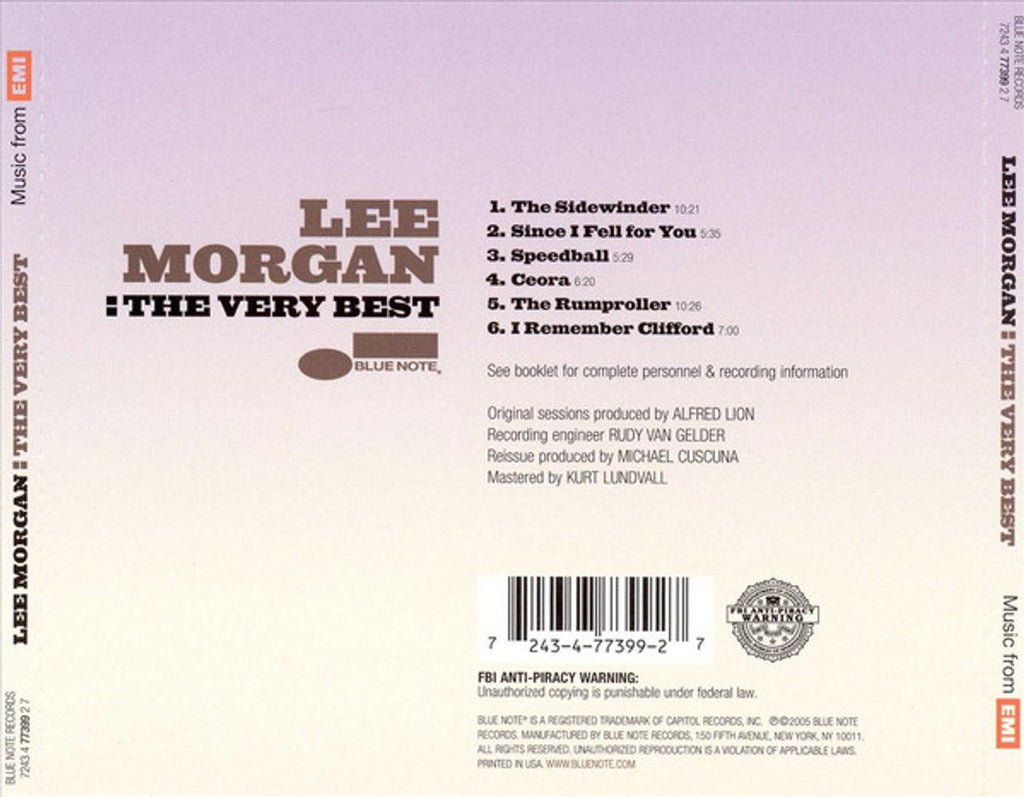 Lee Morgan – The Very Best Music CD