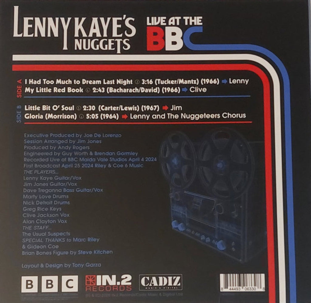 Lenny Kaye – Lenny Kaye's Nuggets Live At The BBC (LP Vinyl) Vinyl Record