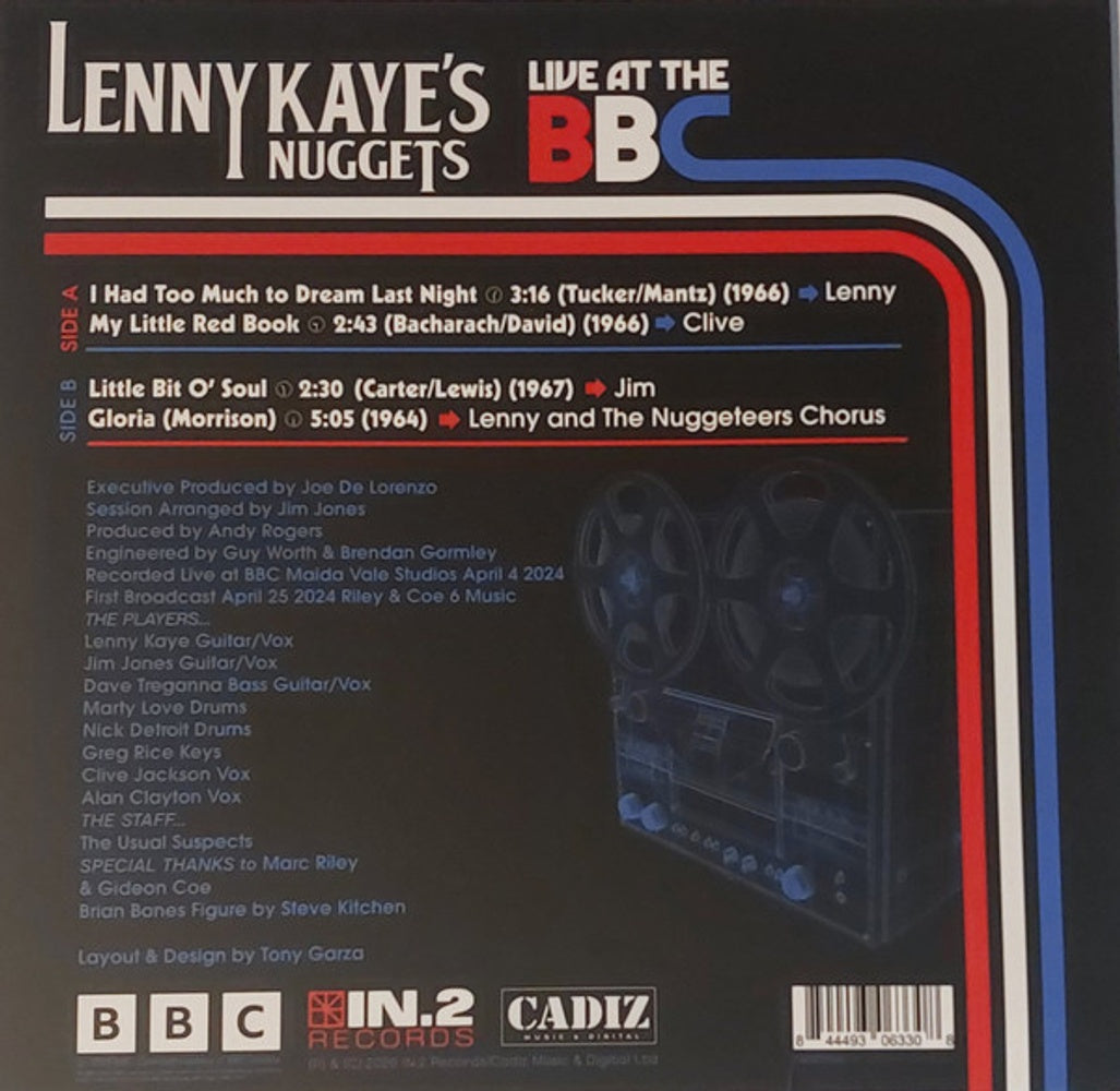 Lenny Kaye – Lenny Kaye's Nuggets Live At The BBC (LP Vinyl) Vinyl Record