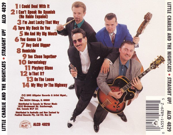 Little Charlie & The Nightcats – Straight Up Music CD