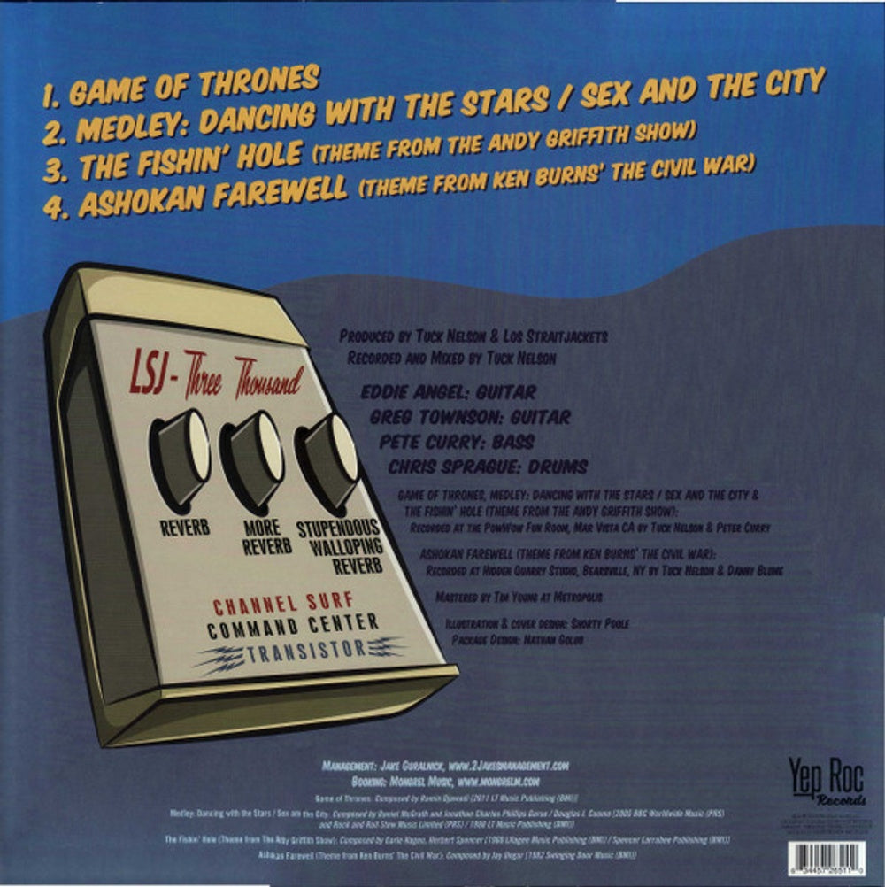 Los Straitjackets – Channel Surfing EP (LP Vinyl) Vinyl Record