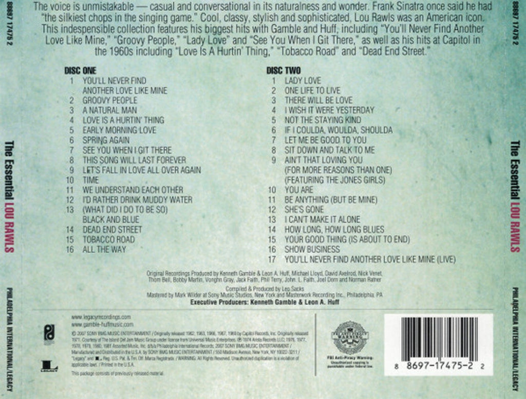 Lou Rawls – The Essential Lou Rawls (2-CD)
