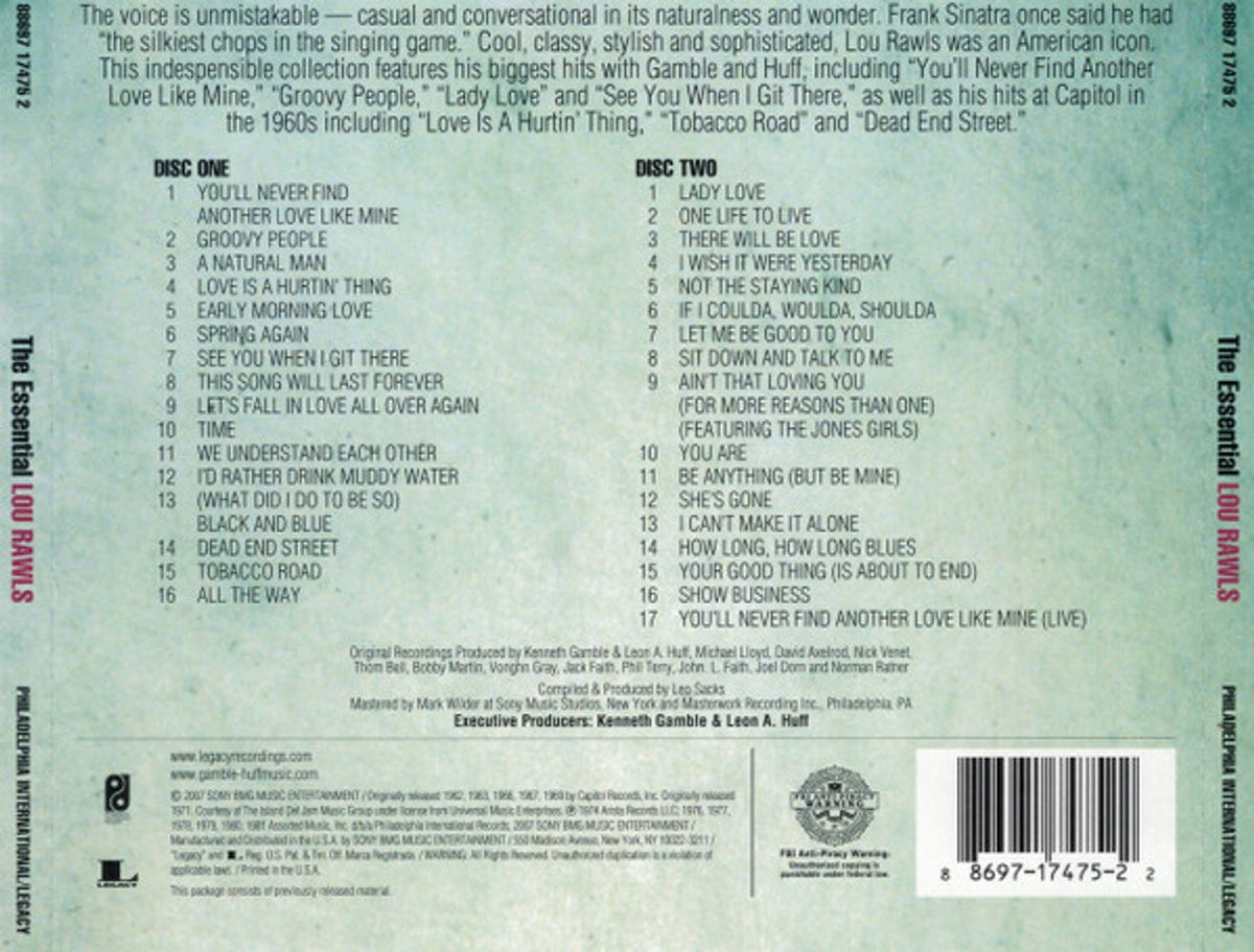 Lou Rawls – The Essential Lou Rawls (2-CD)
