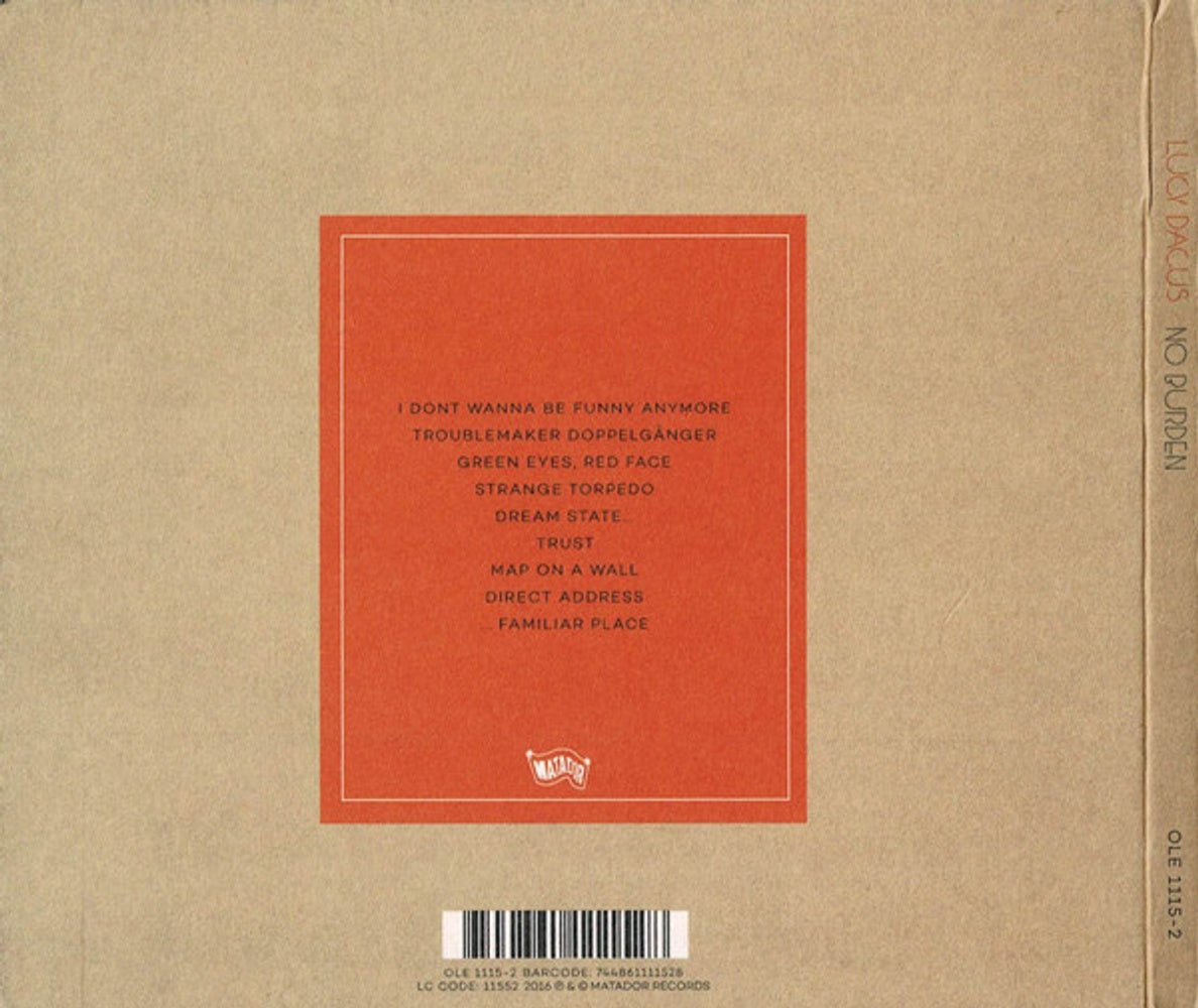 Lucy Dacus – No Burden Music CD