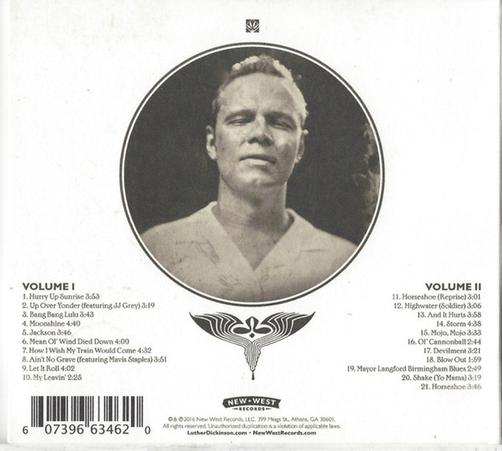 Luther Dickinson – Blues & Ballads (A Folksinger's Songbook) Volumes I & II Music CD