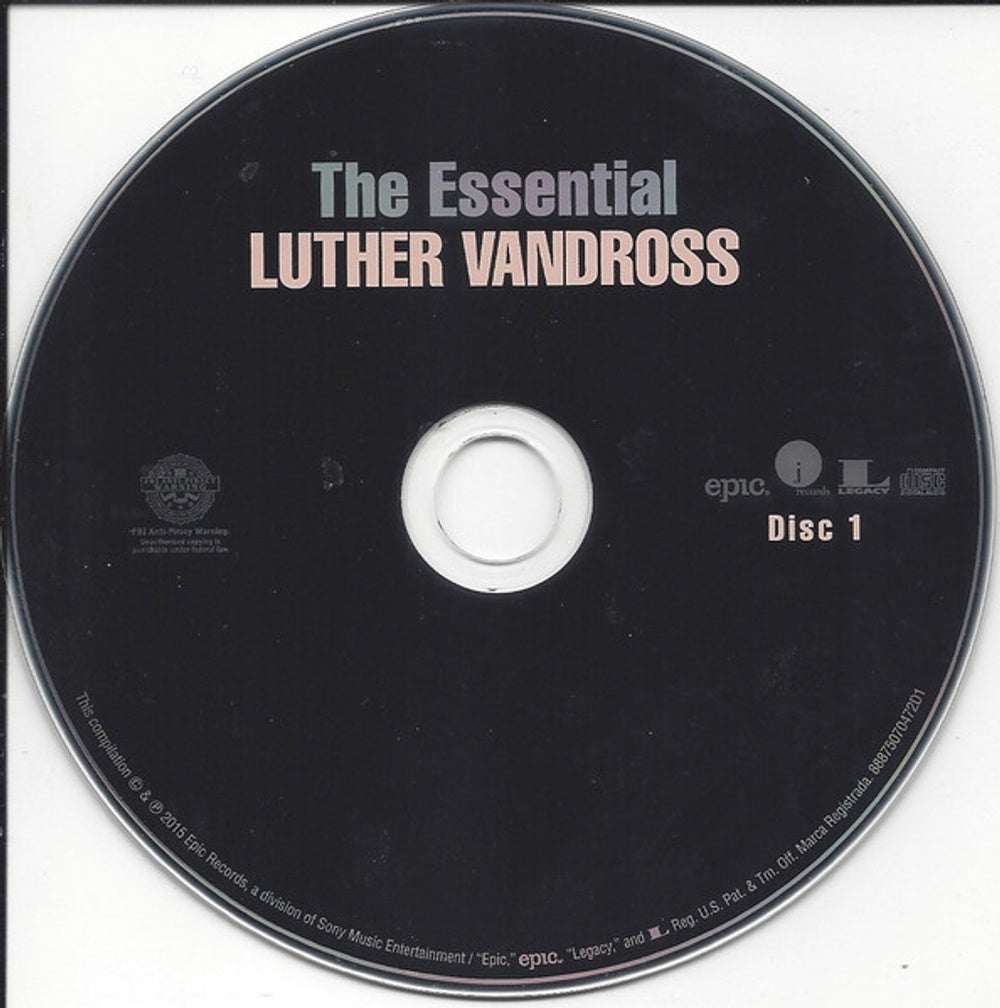 Luther Vandross – Essential Luther Vandross (2-CD) Music CD