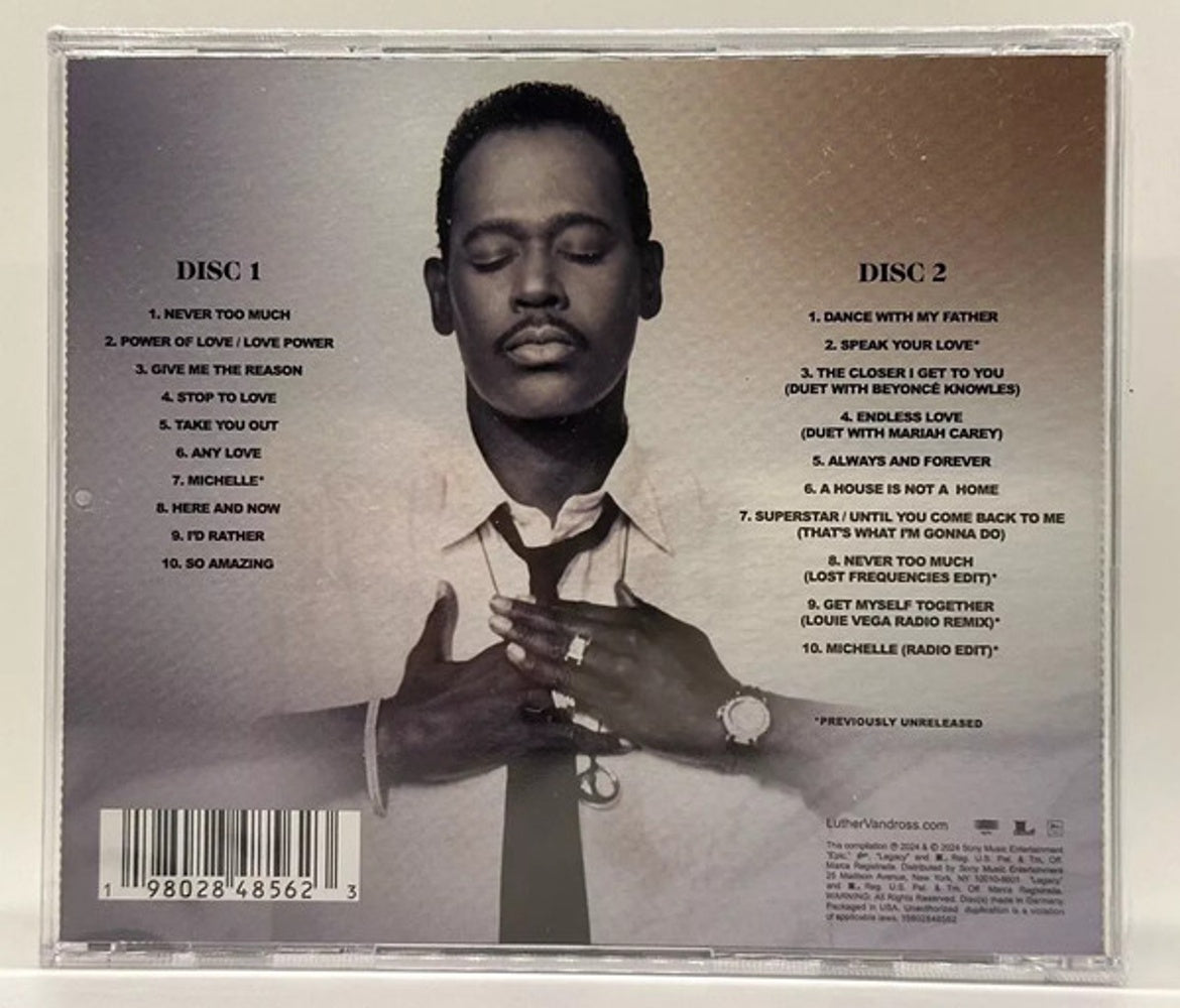 Luther Vandross – Never Too Much: Greatest Hits (2-CD) Music CD