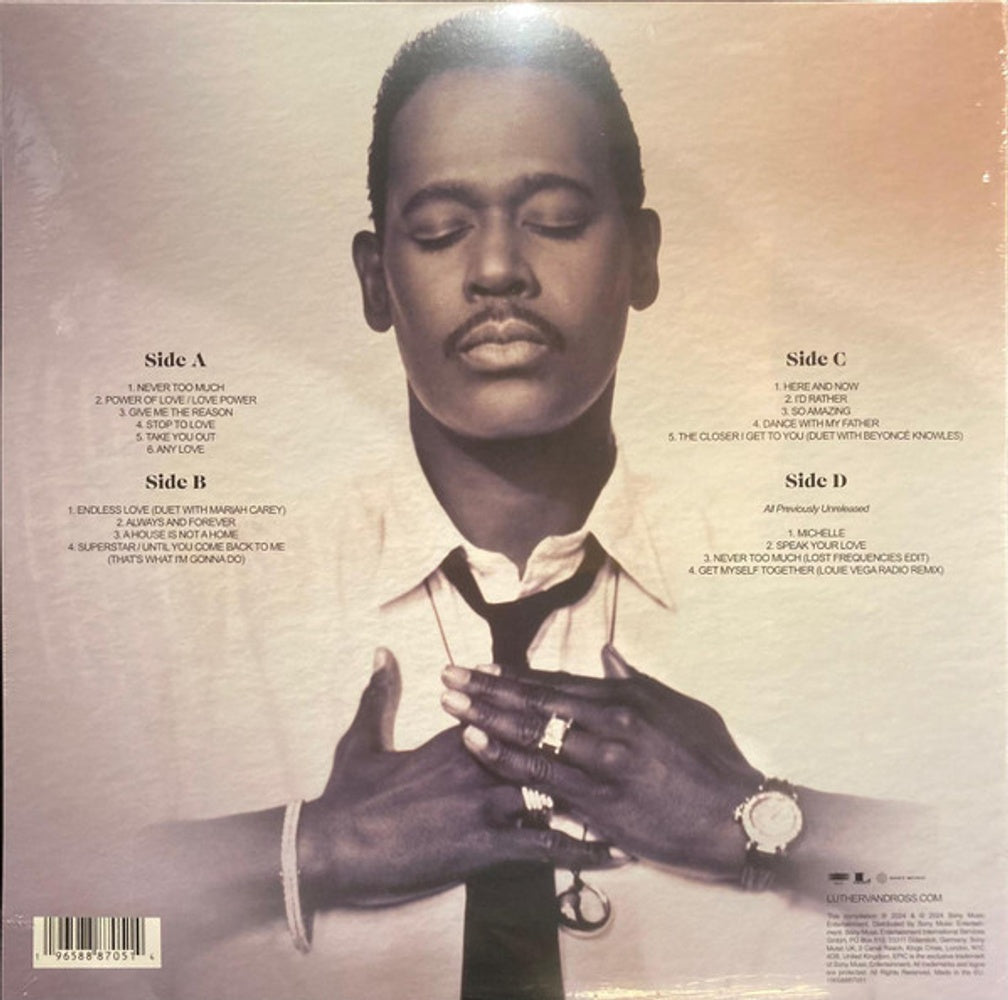 Luther Vandross – Never Too Much: Greatest Hits (2-LP Vinyl) Vinyl Record