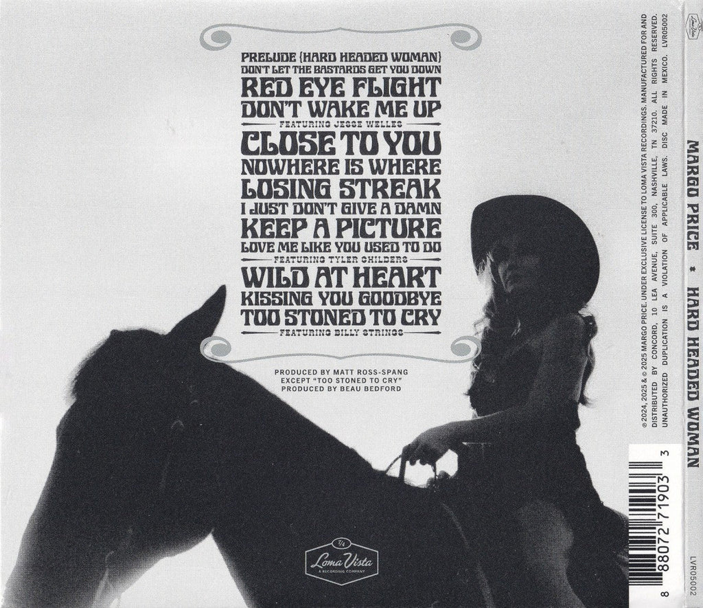 Margo Price – Hard Headed Woman Music CD