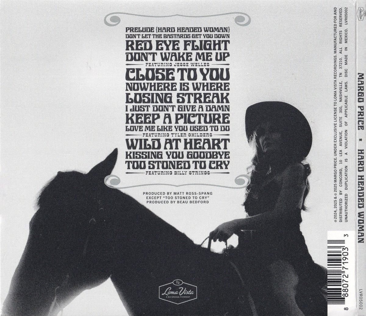 Margo Price – Hard Headed Woman Music CD