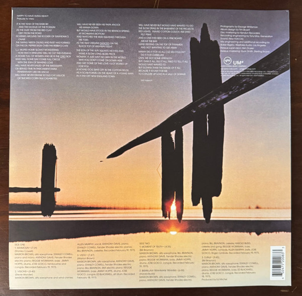 Marion Brown – Vista (LP Vinyl) Vinyl Record