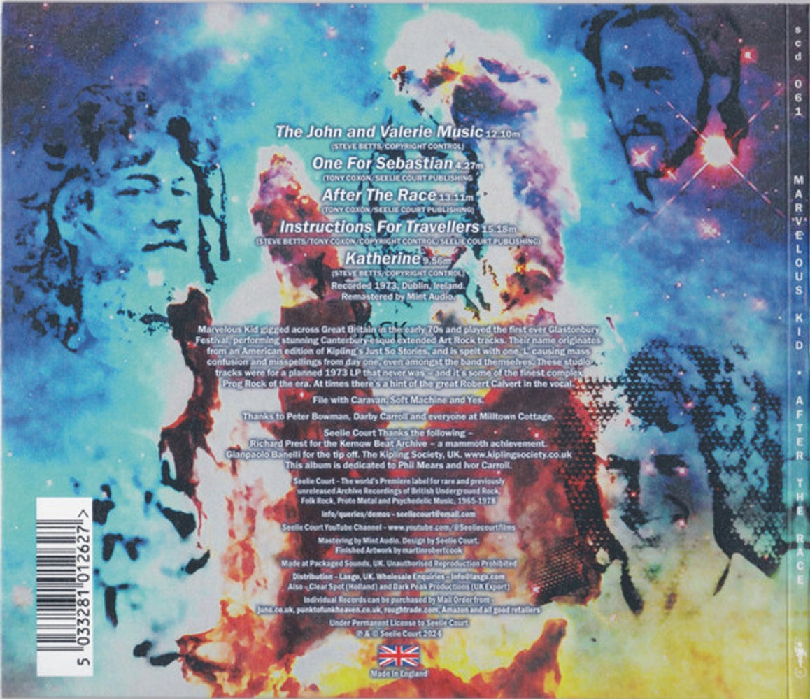 Marvelous Kid – After the Race Music CD