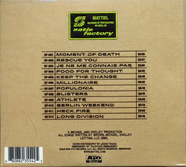 Mattiel – Satis Factory Music CD