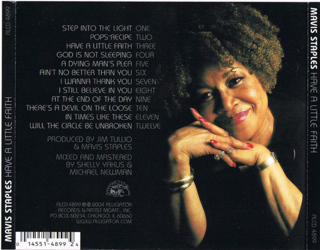 Mavis Staples – Have a Little Faith Music CD