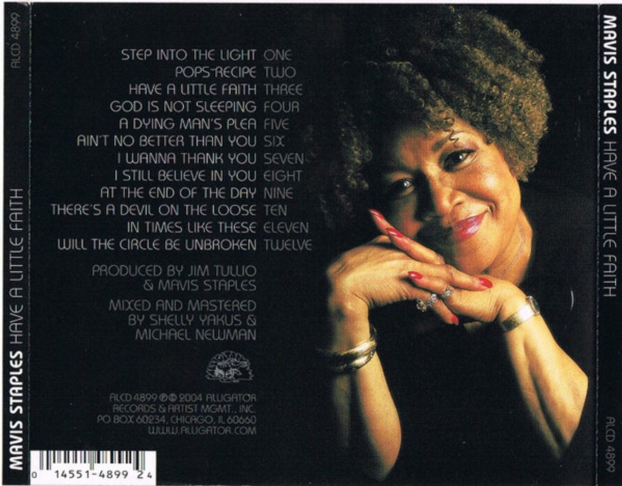 Mavis Staples – Have a Little Faith Music CD
