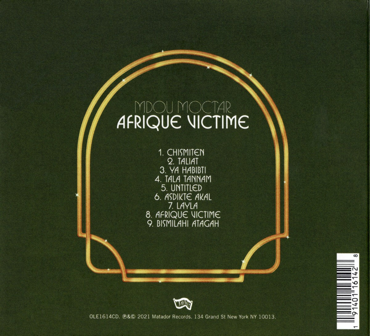 Mdou Moctar – Afrique Victime (LP Vinyl) Vinyl Record