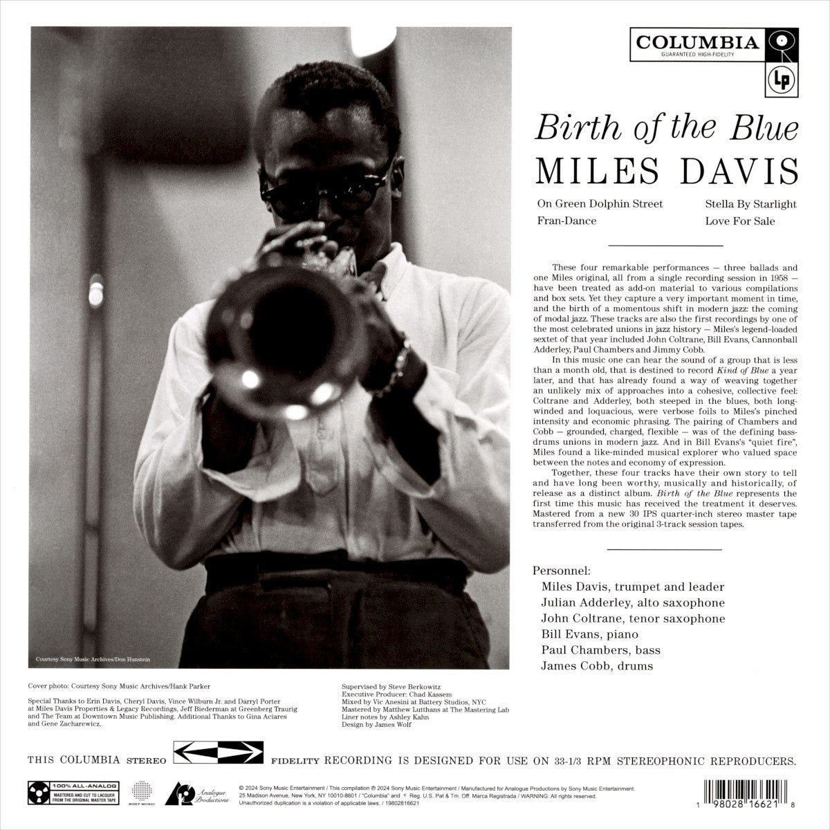 Miles Davis – Birth Of The Blue (LP Vinyl) Vinyl Record