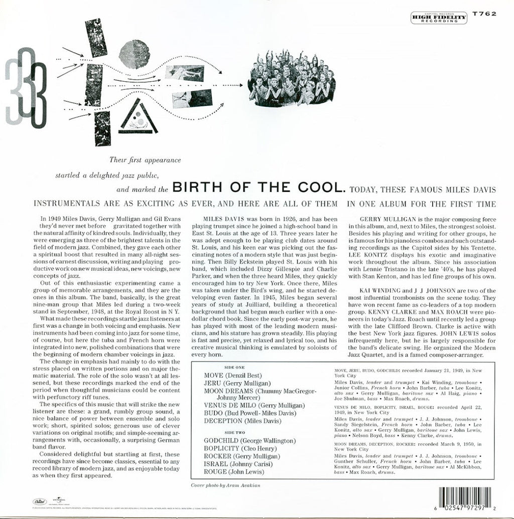 Miles Davis – Birth Of The Cool (LP Vinyl) Vinyl Record