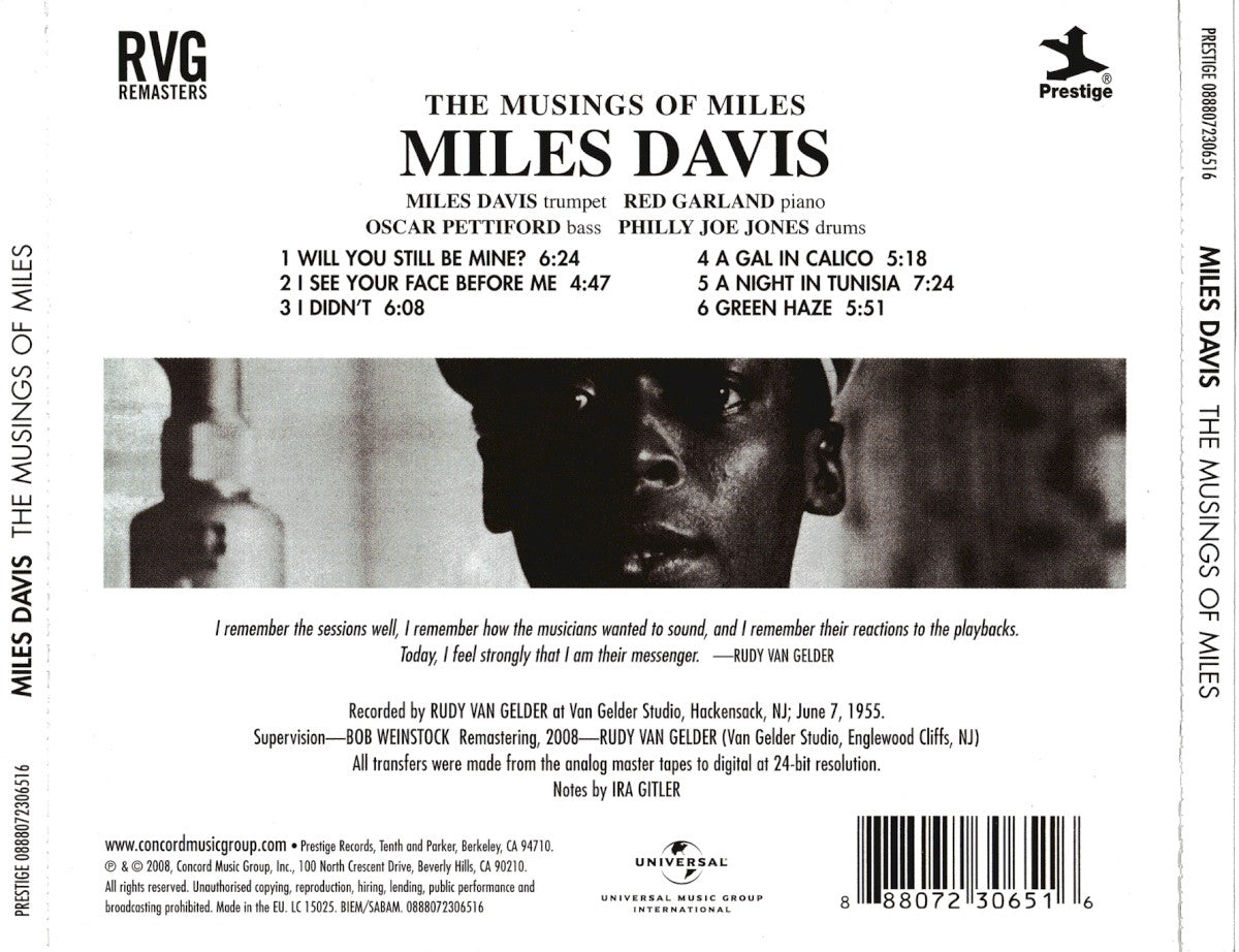 Miles Davis – Musings Of Miles (LP Vinyl) Vinyl Record