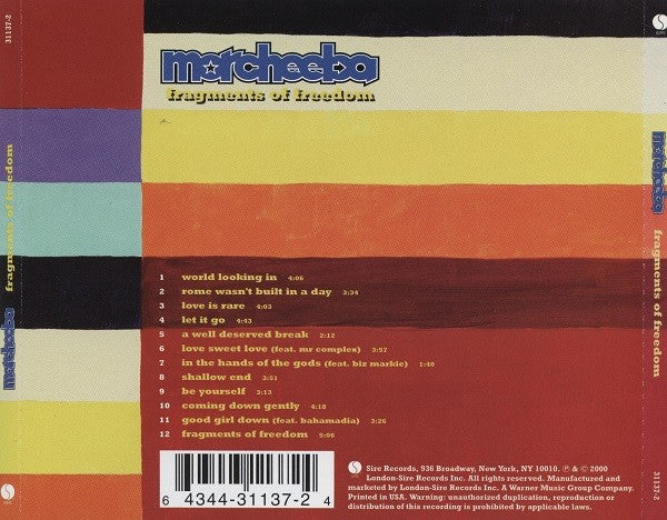 Morcheeba – Fragments of Freedom Music CD