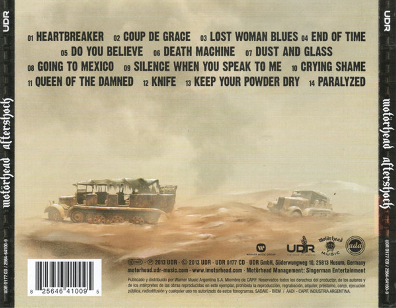 Motörhead – Aftershock Music CD