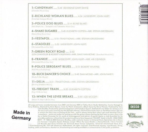Muireann Bradley – I Kept These Old Blues Music CD