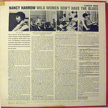 Nancy Harrow – Wild Women Don't Have The Blues (LP Vinyl) Vinyl Record