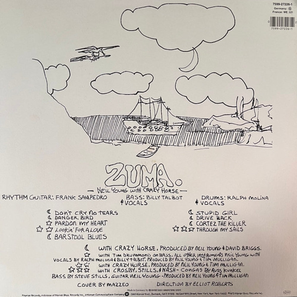 Neil Young – Zuma (LP Vinyl) Vinyl Record