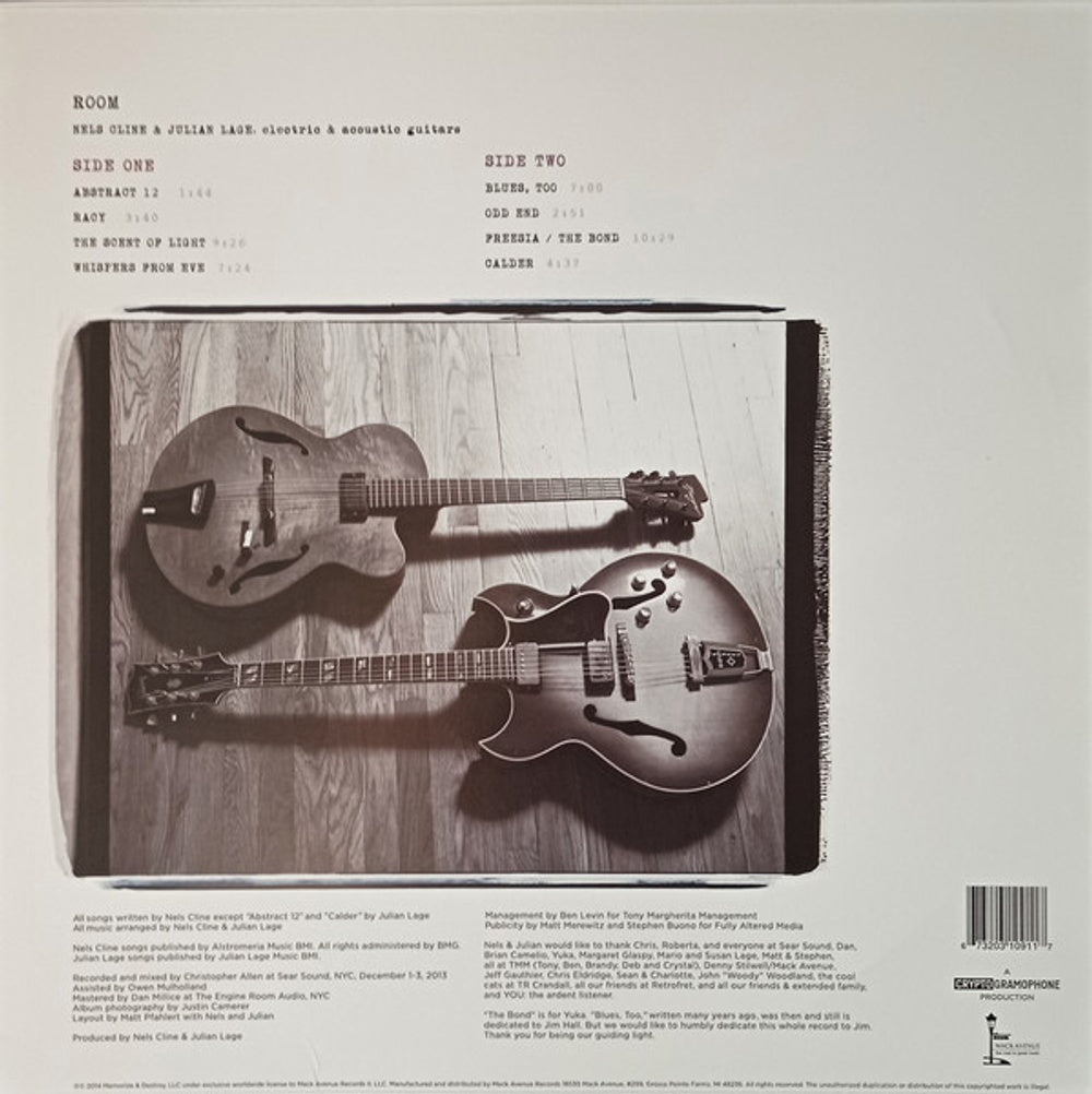 Nels Cline & Julian Lage – Room (LP Vinyl) Vinyl Record