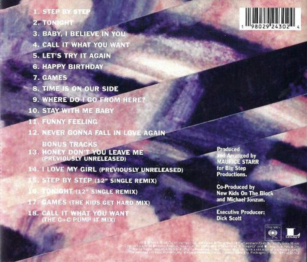 New Kids On The Block – Step By Step Music CD