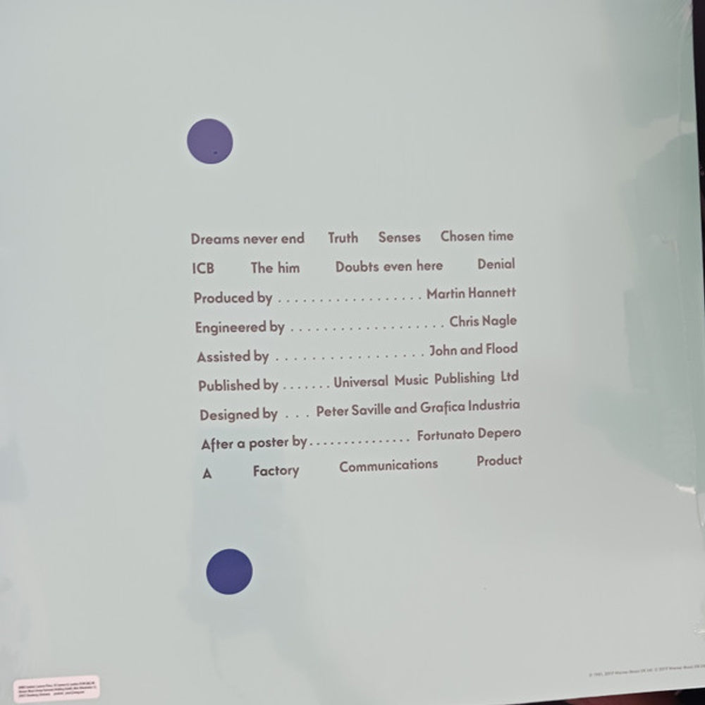 New Order – Movement (LP Vinyl) Vinyl Record