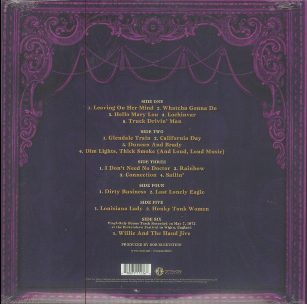New Riders Of The Purple Sage – Lyceum '72 (3-LP Vinyl) Vinyl Record