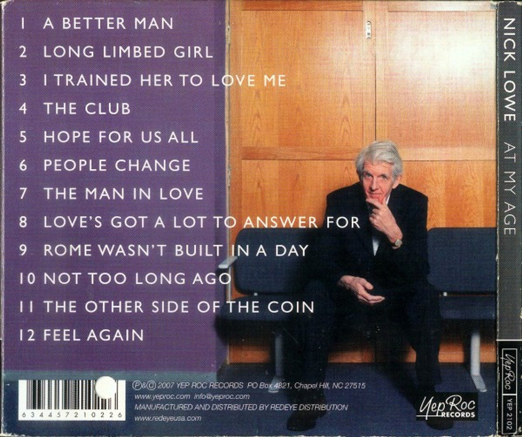 Nick Lowe – At My Age Music CD