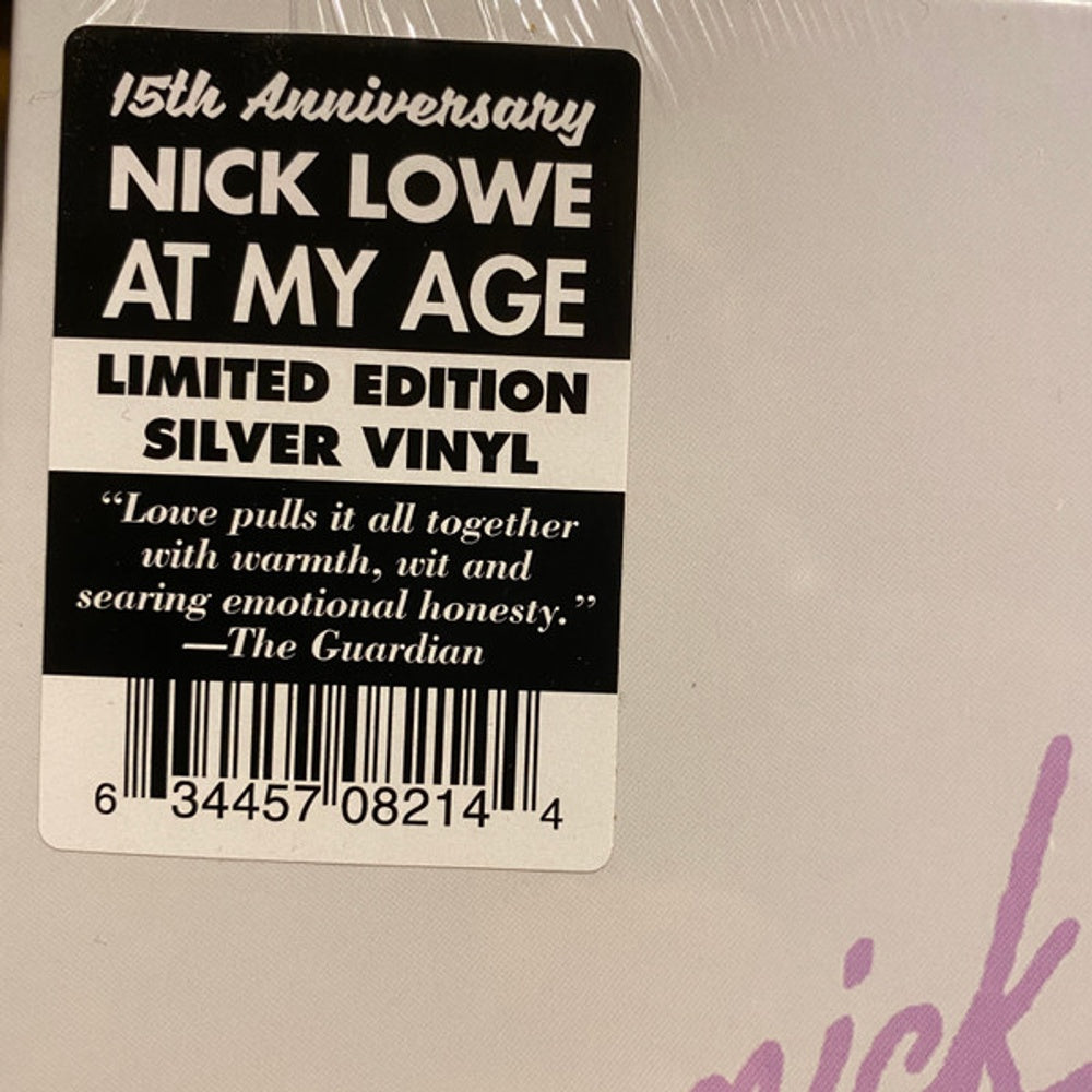 Nick Lowe – At My Age (LP Silver Vinyl) Vinyl Record