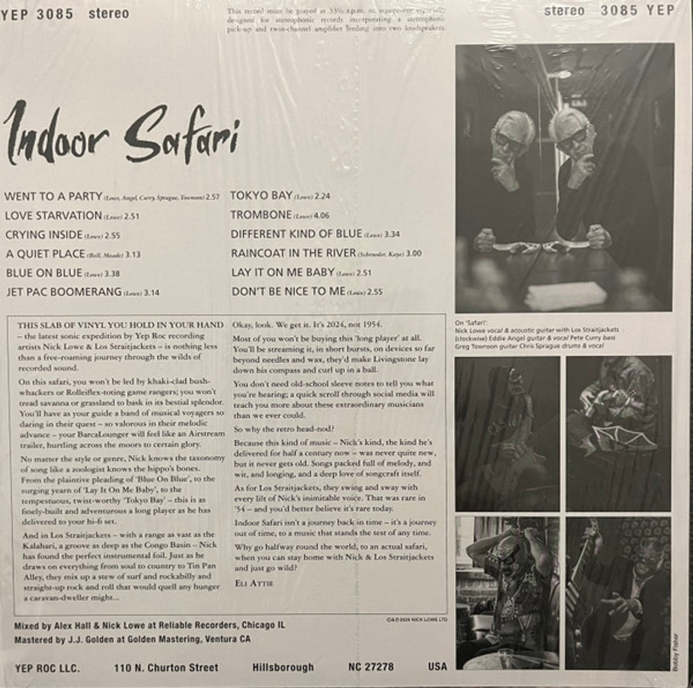 Nick Lowe – Indoor Safari (LP Vinyl) Vinyl Record