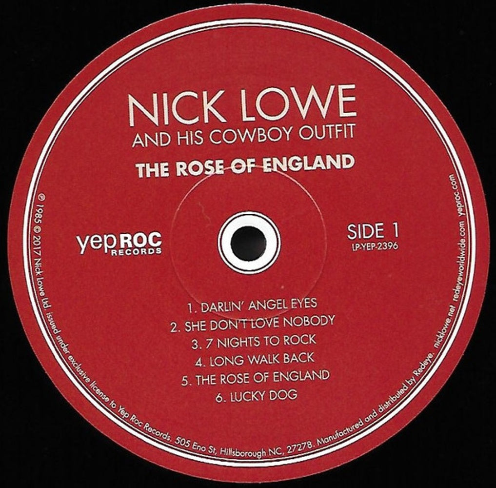 Nick Lowe – The Rose Of England (LP Vinyl) Vinyl Record