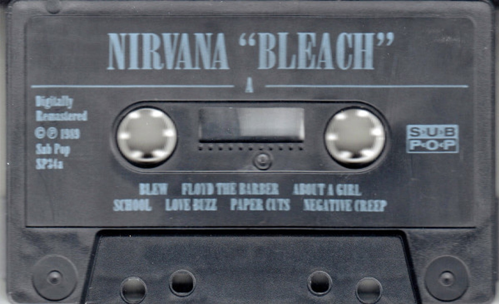 Nirvana – Bleach Music Cassette Tape