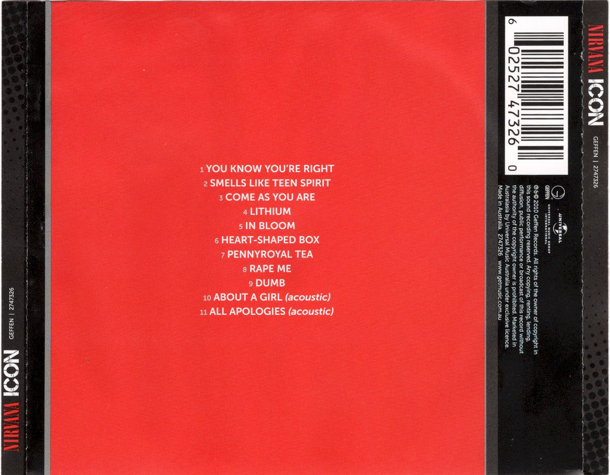 Nirvana – Icon Music CD