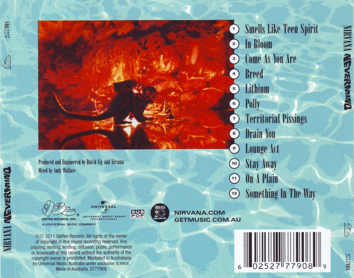 Nirvana – Nevermind Music CD