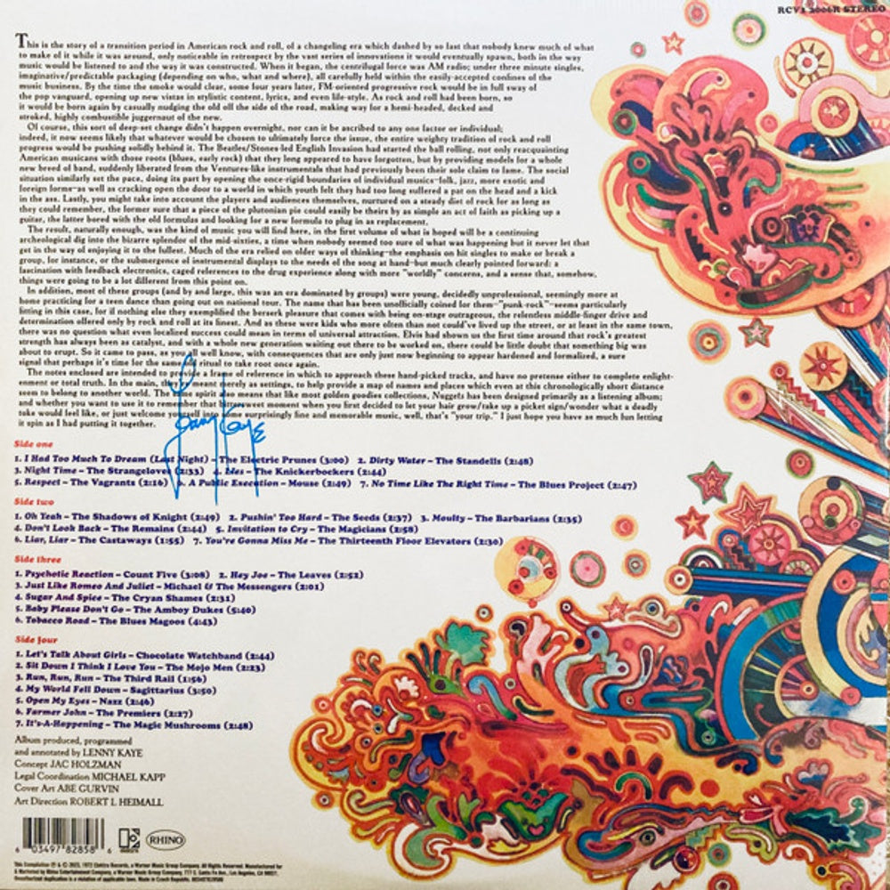 Nuggets – Original Artyfacts From The First Psychedelic Era (Orange Psychedelic 2-LP Vinyl) Vinyl Record