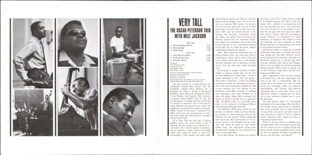 Oscar Peterson – Very Tall (LP Vinyl) Vinyl Record