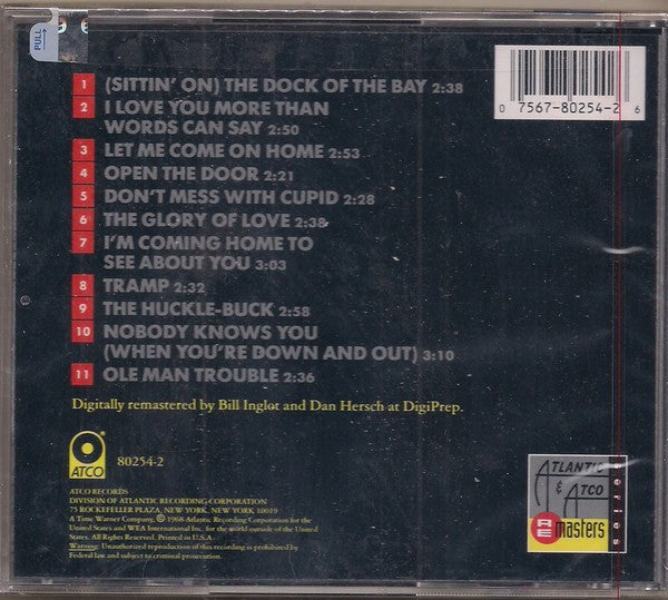 Otis Redding – Dock of the Bay Music CD