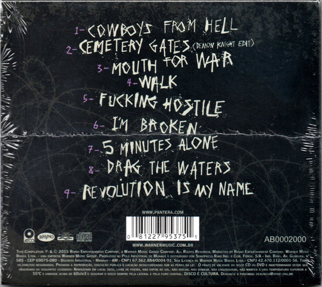 Pantera – History of Hostility Music CD
