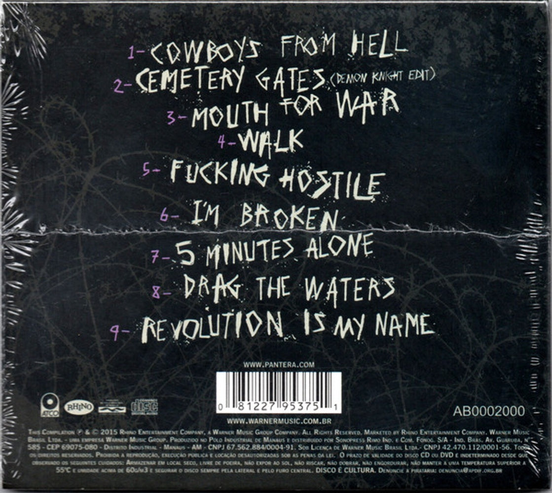 Pantera – History of Hostility Music CD