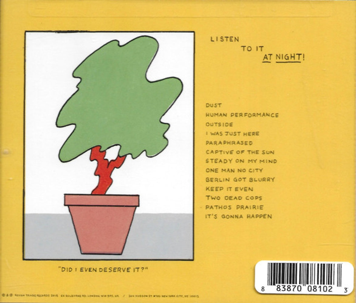 Parquet Courts – Human Performance Music CD