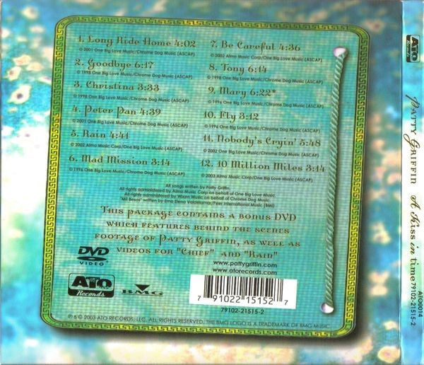 Patty Griffin – A Kiss in Time (CD & DVD) Music CD