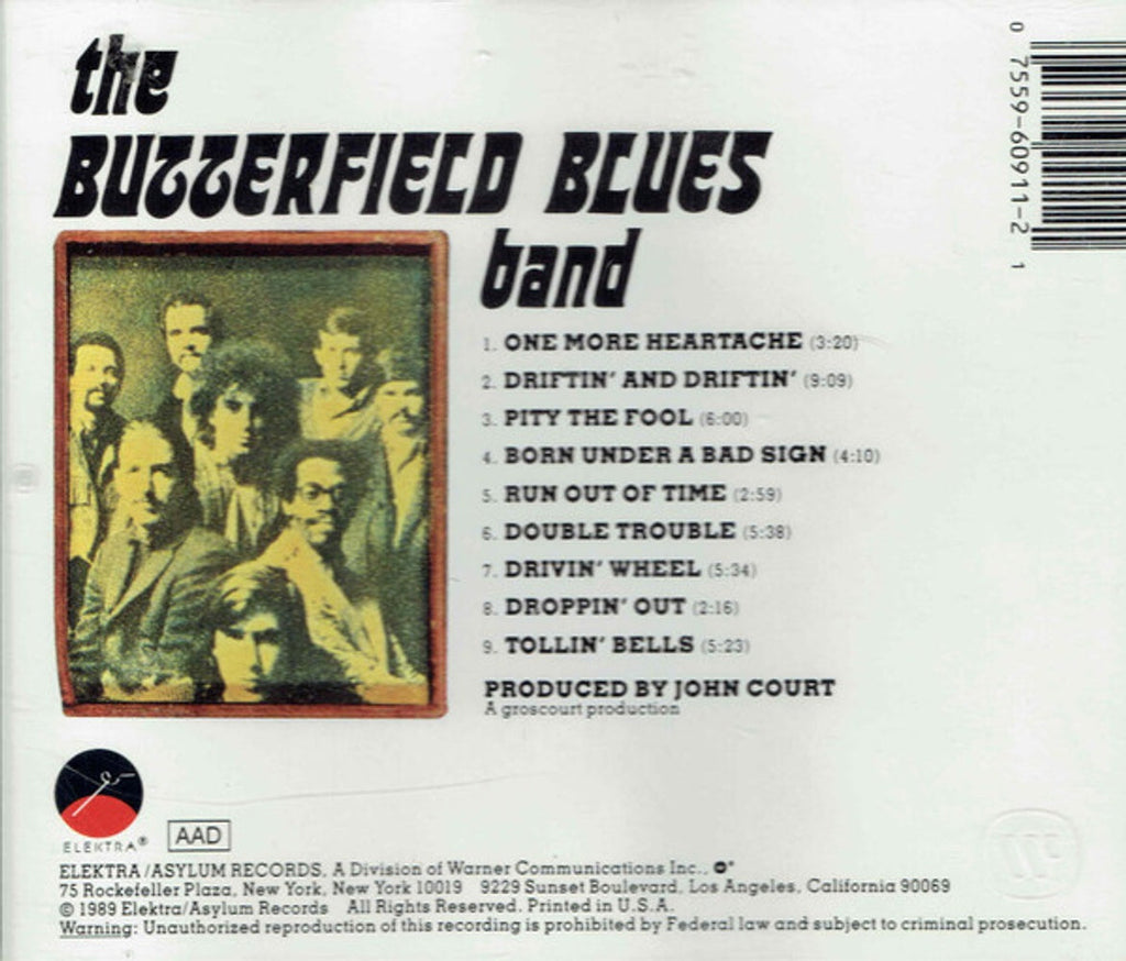 Paul Butterfield Blues Band – Resurrection of Pigboy Crabshaw Music CD