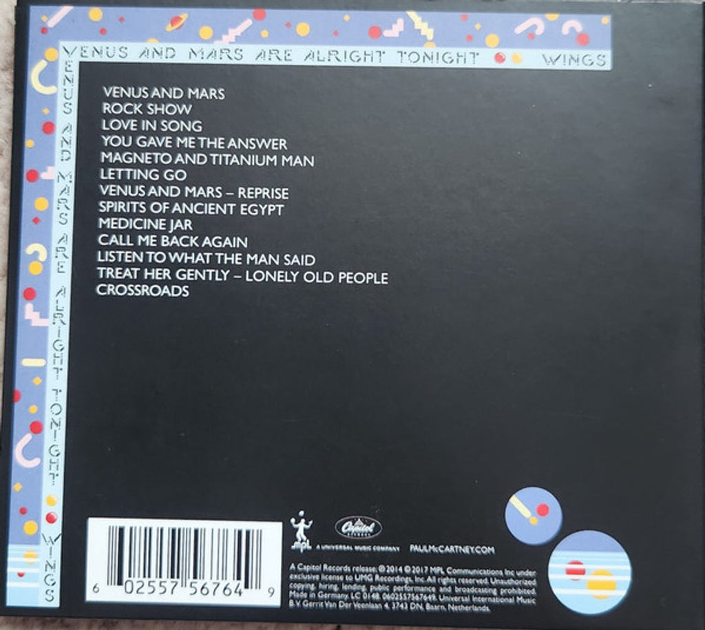 Paul McCartney – Venus and Mars Music CD