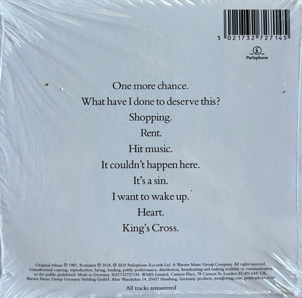 Pet Shop Boys – Actually Music CD