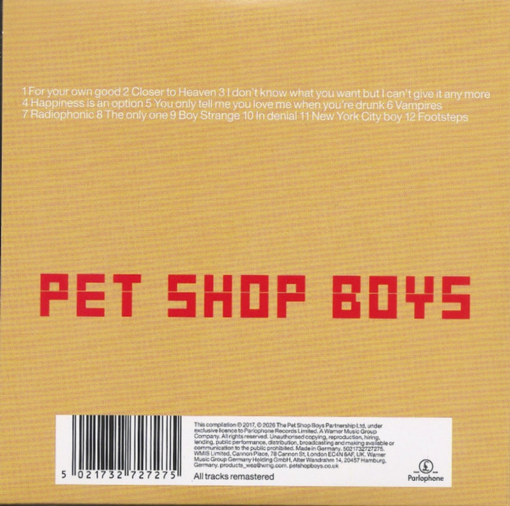 Pet Shop Boys – Nightlife Music CD